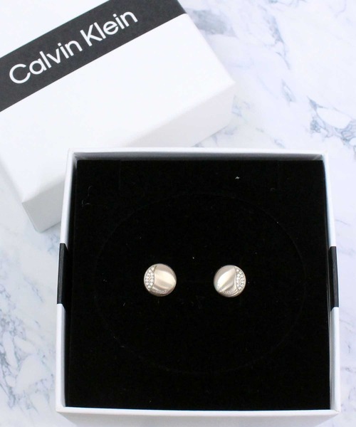 カルバンクライン CK ミニマル サーキュラー ステンレス ピアス Calvin Klein ピアス CK ミニマル サーキュラー ステンレス