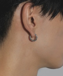 【silver925】KnitHoopPierce/ ニットフープピアス