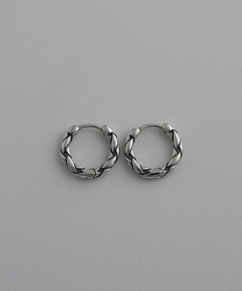whoseA(フーシー)の「【silver925】KnitHoopPierce/ ニットフープピアス(ピアス(両耳用)・レディース・シルバー・FREE)」の15枚目の写真
