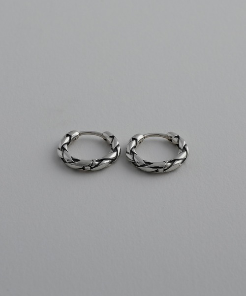 whoseA(フーシー)の「【silver925】KnitHoopPierce/ ニットフープピアス(ピアス(両耳用)・レディース・シルバー・FREE)」の14枚目の写真