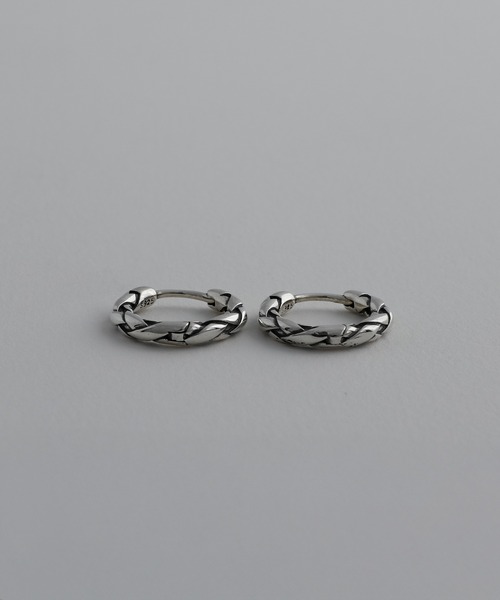 whoseA(フーシー)の「【silver925】KnitHoopPierce/ ニットフープピアス(ピアス(両耳用)・レディース・シルバー・FREE)」の13枚目の写真