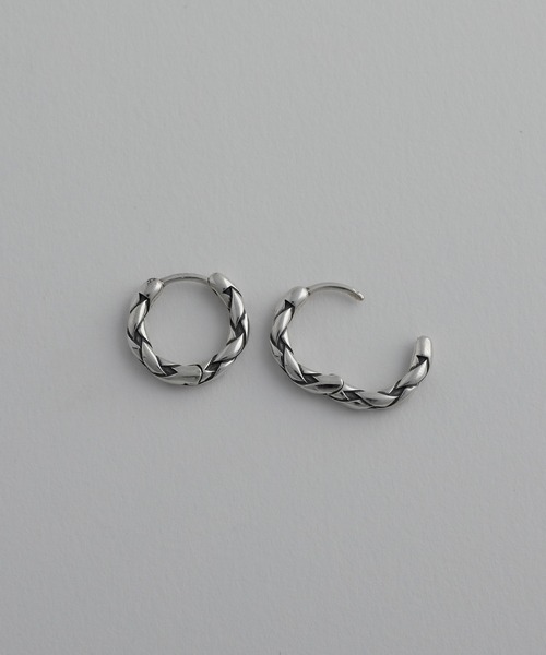 whoseA(フーシー)の「【silver925】KnitHoopPierce/ ニットフープピアス(ピアス(両耳用)・レディース・シルバー・FREE)」の12枚目の写真