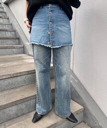 SHENERY | レイヤードデニムスカート(スカート)