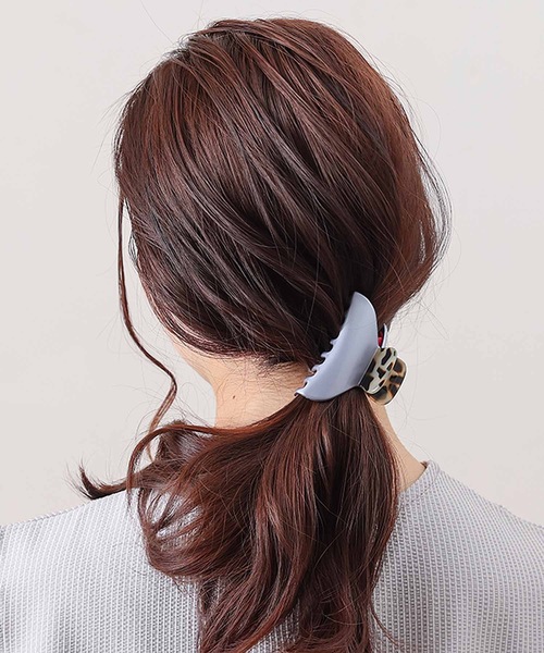 No.223 フユノフジサン 髪飾り 水引 バレッタ コーム ヘアクリップ