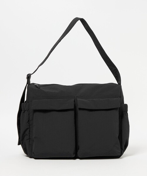 セール】フロント ダブルポケット ビッグ ショルダーバッグ