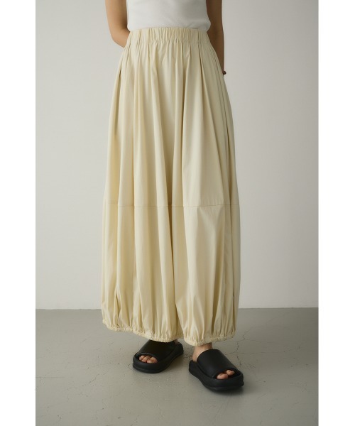 STYLEMIXER（スタイルミキサー）の「ACTIVE撥水フォルムバルーンスカート（スカート・レディース・アイボリー/ブラック/ブラウン・SMALL/MEDIUM）」の2枚目の写真