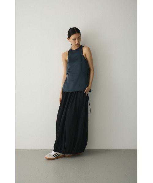 STYLEMIXER（スタイルミキサー）の「ACTIVE撥水フォルムバルーンスカート（スカート・レディース・アイボリー/ブラック/ブラウン・SMALL/MEDIUM）」の13枚目の写真