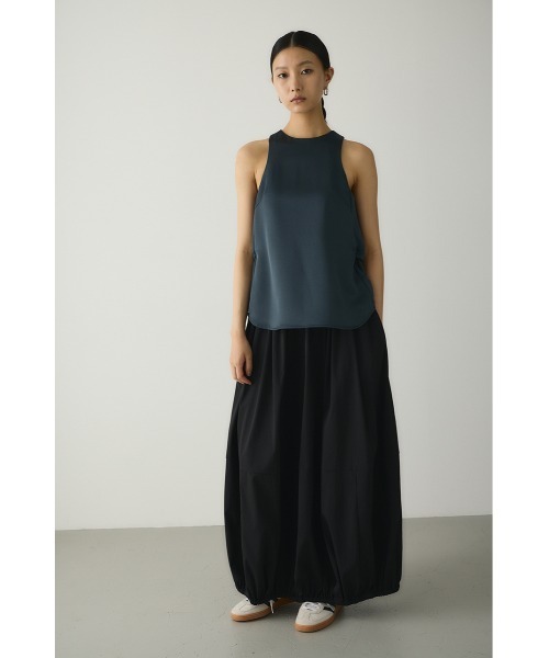 STYLEMIXER（スタイルミキサー）の「ACTIVE撥水フォルムバルーンスカート（スカート・レディース・アイボリー/ブラック/ブラウン・SMALL/MEDIUM）」の14枚目の写真