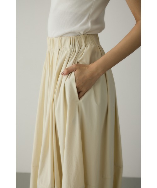 STYLEMIXER（スタイルミキサー）の「ACTIVE撥水フォルムバルーンスカート（スカート・レディース・アイボリー/ブラック/ブラウン・SMALL/MEDIUM）」の8枚目の写真