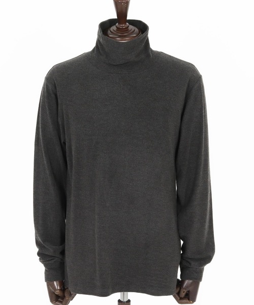 Magine(マージン)の「mlt5317-Double-Sided Brushed Fabric Turtleneck Pullover タートルネックプルオーバー(Tシャツ/カットソー・メンズ・アイボリー/ブラック/チャコールグレー・44/48/46)」の9枚目の写真