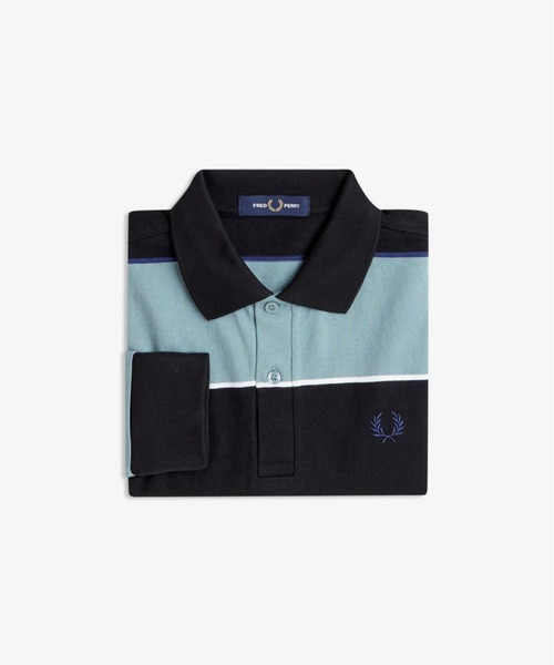 Fred Perry(フレッドペリー) ストライプポロシャツ　M9596
