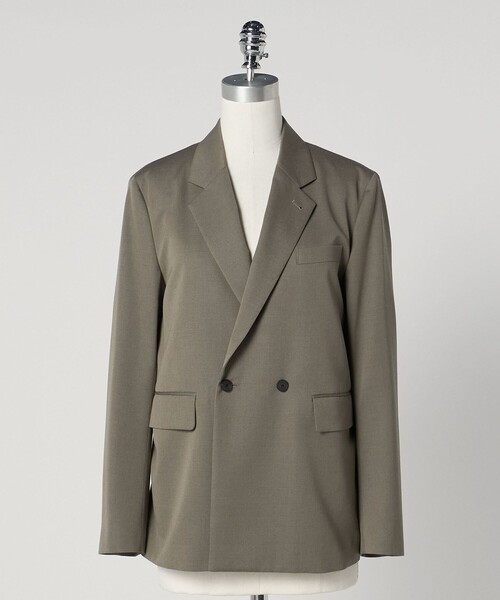 LOEFF＞ウールギャバ ブレザー ジャケット（テーラードジャケット