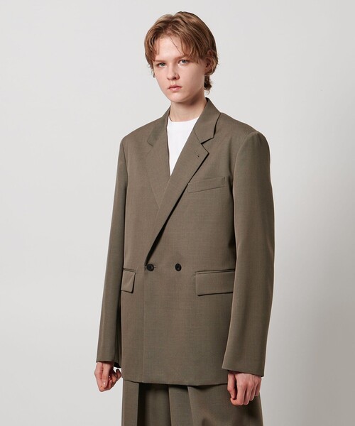 セール】＜LOEFF＞ウールギャバ ブレザー ジャケット（テーラード