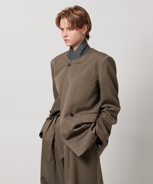 LOEFF＞ウールギャバ ブレザー ジャケット（テーラードジャケット