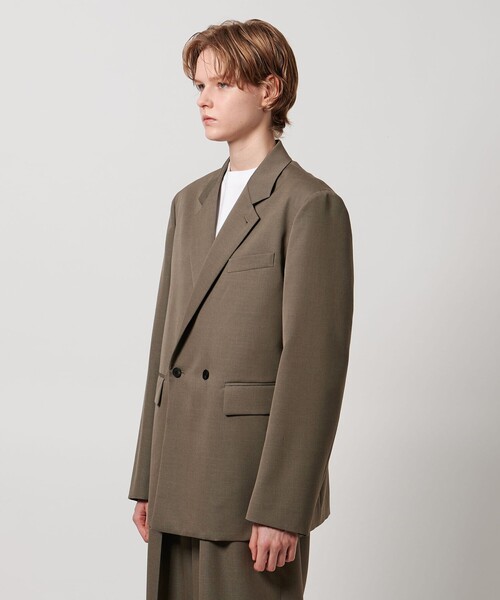 LOEFF＞ウールギャバ ブレザー ジャケット（テーラードジャケット