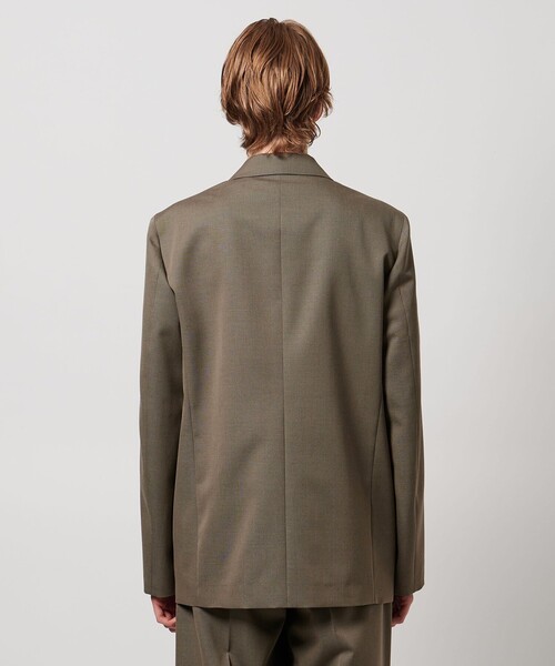 LOEFF（ロエフ）の「＜LOEFF＞ウールギャバ ブレザー ジャケット（テーラードジャケット・レディース・オリーブ/ネイビー・0/1）」の15枚目の写真