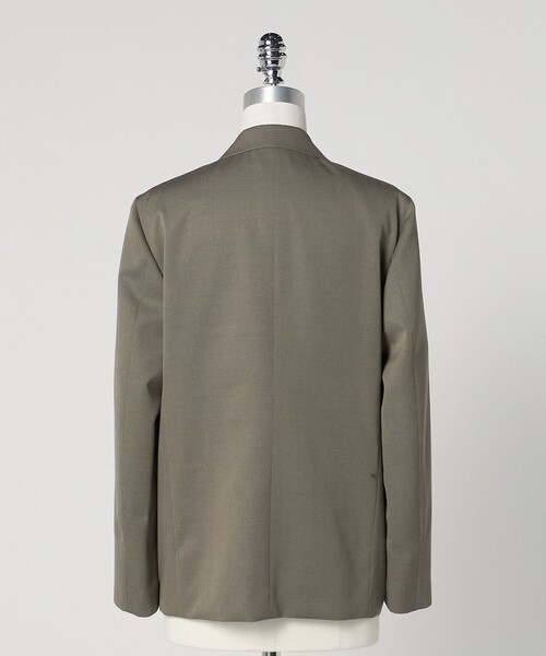 LOEFF（ロエフ）の「＜LOEFF＞ウールギャバ ブレザー ジャケット（テーラードジャケット・レディース・オリーブ/ネイビー・0/1）」の17枚目の写真