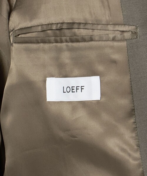 LOEFF（ロエフ）の「＜LOEFF＞ウールギャバ ブレザー ジャケット（テーラードジャケット・レディース・オリーブ/ネイビー・0/1）」の20枚目の写真