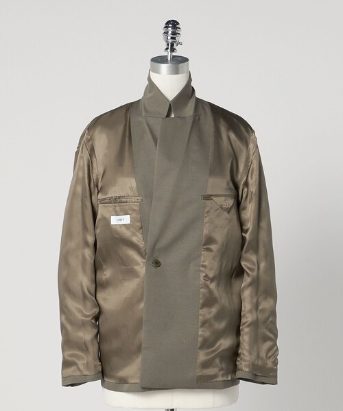 セール】＜LOEFF＞ウールギャバ ブレザー ジャケット（テーラード