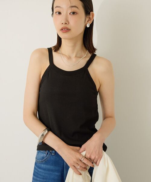 AMERICAN HOLIC(アメリカンホリック)の「【カップ付き】アメスリタンクトップ(タンクトップ・レディース・アイボリー/ワインレッド/ブラック/ライトグレー・M/L)」の1枚目の写真