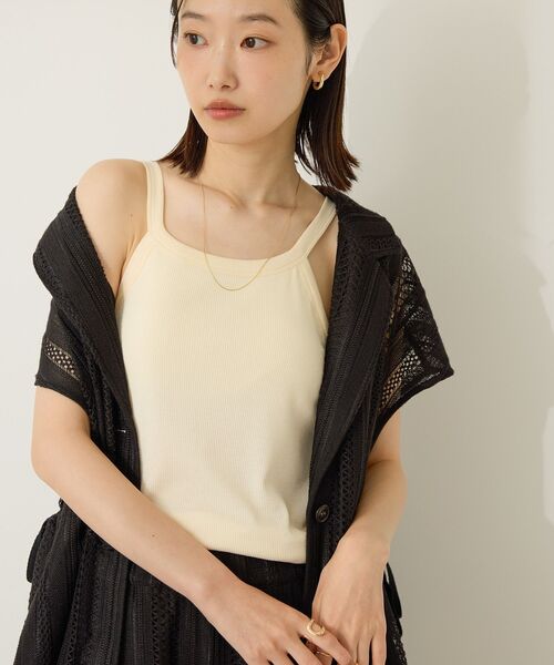 AMERICAN HOLIC(アメリカンホリック)の「【カップ付き】アメスリタンクトップ(タンクトップ・レディース・アイボリー/ワインレッド/ブラック/ライトグレー・M/L)」の10枚目の写真