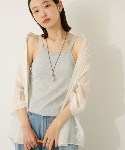 AMERICAN HOLIC(アメリカンホリック)の「【カップ付き】アメスリタンクトップ(タンクトップ・レディース・アイボリー/ワインレッド/ブラック/ライトグレー・M/L)」の13枚目の写真