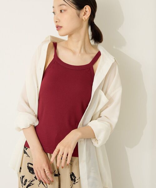 AMERICAN HOLIC(アメリカンホリック)の「【カップ付き】アメスリタンクトップ(タンクトップ・レディース・アイボリー/ワインレッド/ブラック/ライトグレー・M/L)」の16枚目の写真