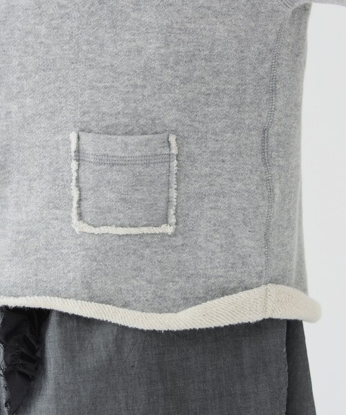 maturely（マチュアリー）の「maturely / カット オフ ジャージー カーディガン（カーディガン/ボレロ・レディース・グレー/ブラック・ONE SIZE）」の13枚目の写真