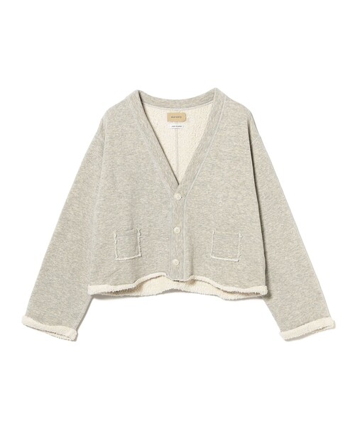 maturely（マチュアリー）の「maturely / カット オフ ジャージー カーディガン（カーディガン/ボレロ・レディース・グレー/ブラック・ONE SIZE）」の18枚目の写真