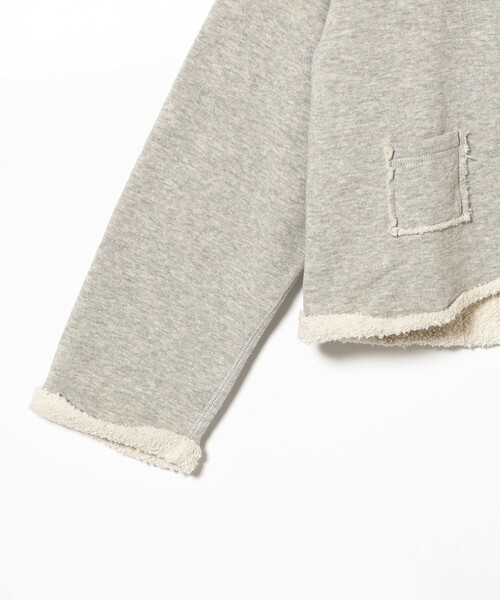 maturely（マチュアリー）の「maturely / カット オフ ジャージー カーディガン（カーディガン/ボレロ・レディース・グレー/ブラック・ONE SIZE）」の20枚目の写真