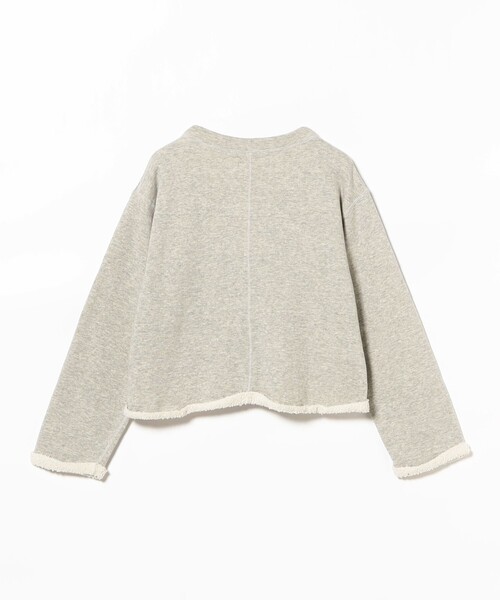maturely（マチュアリー）の「maturely / カット オフ ジャージー カーディガン（カーディガン/ボレロ・レディース・グレー/ブラック・ONE SIZE）」の22枚目の写真