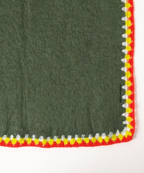 BEAMS HEART(ビームスハート)の「かぎ針 刺繍 マフラー(マフラー・レディース・パープル系その他7/グリーン・ONE SIZE)」の9枚目の写真