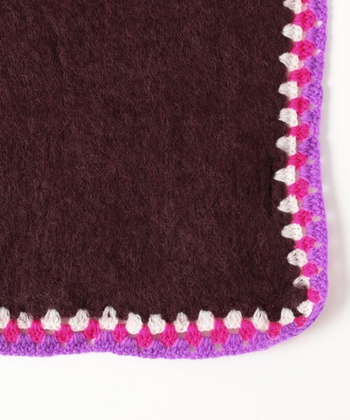 BEAMS HEART(ビームスハート)の「かぎ針 刺繍 マフラー(マフラー・レディース・パープル系その他7/グリーン・ONE SIZE)」の12枚目の写真