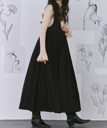 ワンピース（ブラック/黒色系・ウォッシャブル加工）ファッション通販