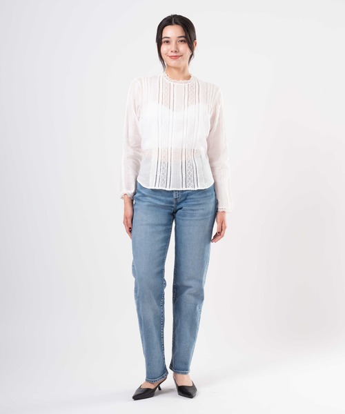 Levi's(リーバイス)の「Levi's/リーバイス BLUETAB(TM) Beauジーンズ ミディアムインディゴ MADE IN JAPAN(デニムパンツ・レディース・インディゴブルー・23inch/24inch/25inch/26inch/27inch/28inch)」の4枚目の写真
