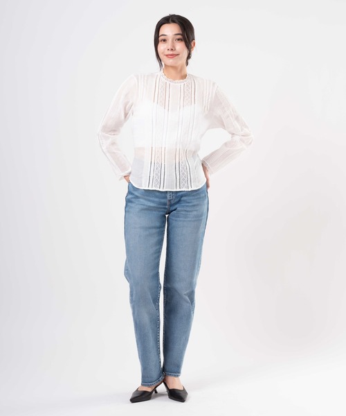 Levi's(リーバイス)の「Levi's/リーバイス BLUETAB(TM) Beauジーンズ ミディアムインディゴ MADE IN JAPAN(デニムパンツ・レディース・インディゴブルー・23inch/24inch/25inch/26inch/27inch/28inch)」の6枚目の写真