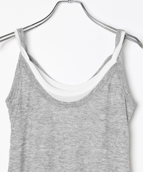 3.3 Field Trip （3.3フィールドトリップ）の「3.3 Field Trip／レイヤードタンク（タンクトップ・レディース・ブラック/グレー/ブラウン・FREE）」の15枚目の写真