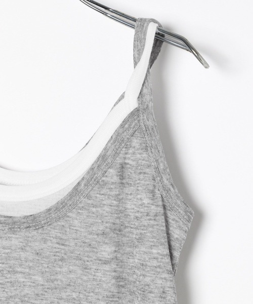 3.3 Field Trip （3.3フィールドトリップ）の「3.3 Field Trip／レイヤードタンク（タンクトップ・レディース・ブラック/グレー/ブラウン・FREE）」の16枚目の写真