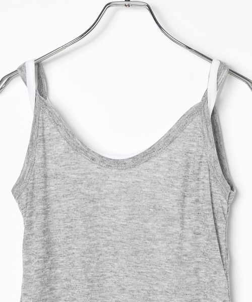 3.3 Field Trip （3.3フィールドトリップ）の「3.3 Field Trip／レイヤードタンク（タンクトップ・レディース・ブラック/グレー/ブラウン・FREE）」の18枚目の写真