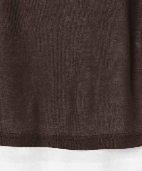 3.3 Field Trip （3.3フィールドトリップ）の「3.3 Field Trip／レイヤードタンク（タンクトップ・レディース・ブラック/グレー/ブラウン・FREE）」の21枚目の写真