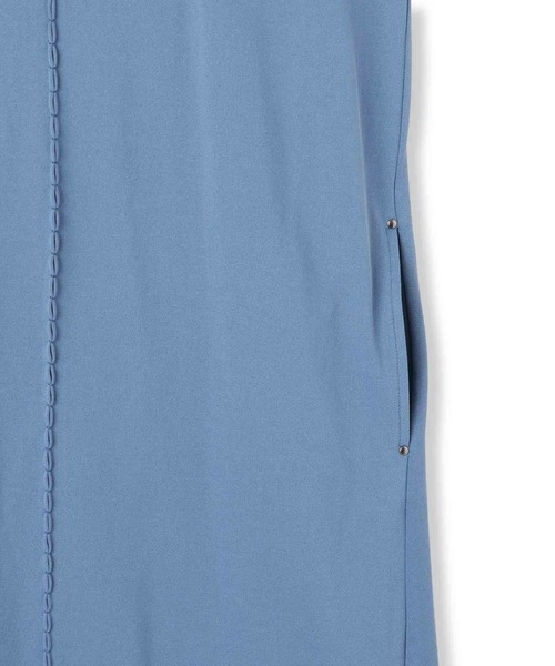 Droite lautreamont（ドロワットロートレアモン）の「【WEB限定】ジャージーピンタックワンピース≪洗濯機で洗える≫（ワンピース・レディース・ベージュ/ブルー/ブラック・M）」の22枚目の写真