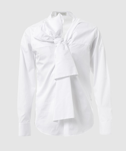 23AW ドリスヴァンノッテン CASSIDYEシャツ M セメント DRIES VAN NOTEN 23SS CORBINO PATCH 6321 M.W.SHIRT ネイビー