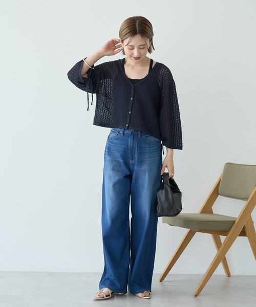 Go To Hollywood ポコピカニットカーディガン　02 2wayハンドニットカーディガン(F OFF WHITE): トップス │ ETRE