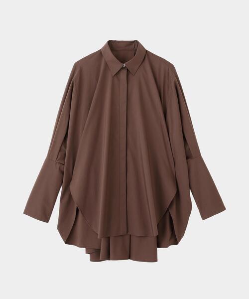 【新品タグ付】ルフィル　オーバーサイズロングカフスシャツ　ストライプ オーバーサイズロングカフスシャツ | LE PHIL（ル フィル） ｜【公式