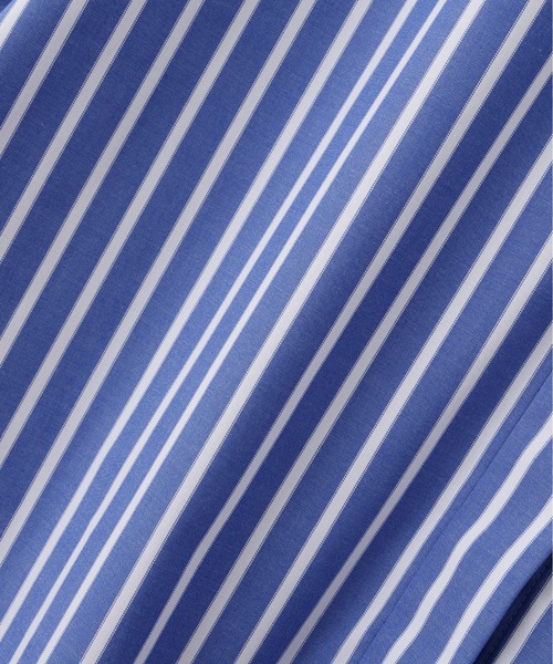 LE PHIL（ルフィル）の「◆オーバーサイズロングカフスシャツ（シャツ/ブラウス・レディース・ブラウン/ホワイト/ブルー/ブラック・F）」の12枚目の写真