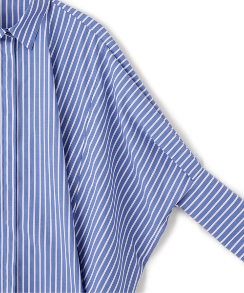 ◇オーバーサイズロングカフスシャツ（シャツ/ブラウス）｜LE PHIL