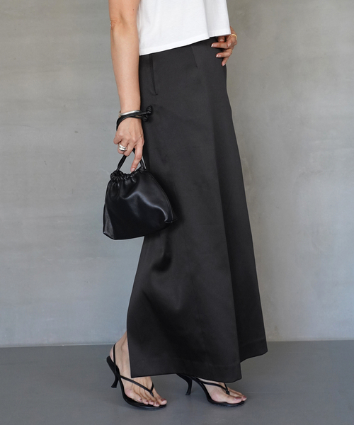 新品タグ付Deuxiemeclasse CELERI SATIN スカートサテン DEUXIEME CLASSE - 新品タグ付Deuxiemeclasse CELERI SATIN スカート