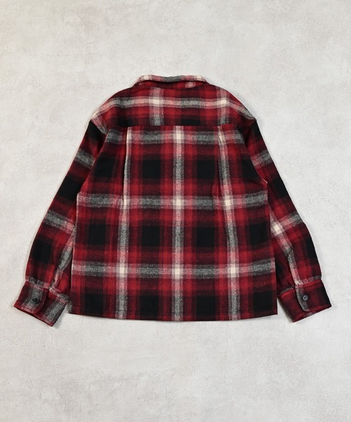 MARKEY'S（マーキーズ）の「オープンカラーチェックシャツ（セットアップ・キッズ・レッド系その他/ブラック系その他/ブラウン系その他・90/100/110/120/130/140/150）」の18枚目の写真