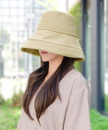 COMMON WARE（コモンウェアー）の「SD :Aurelia アウレリア 遮光率100%　紫外線遮蔽率99.9％  ピオーネハット　Pione hat つばロングサイズ 12cm（ハット・レディース）」
