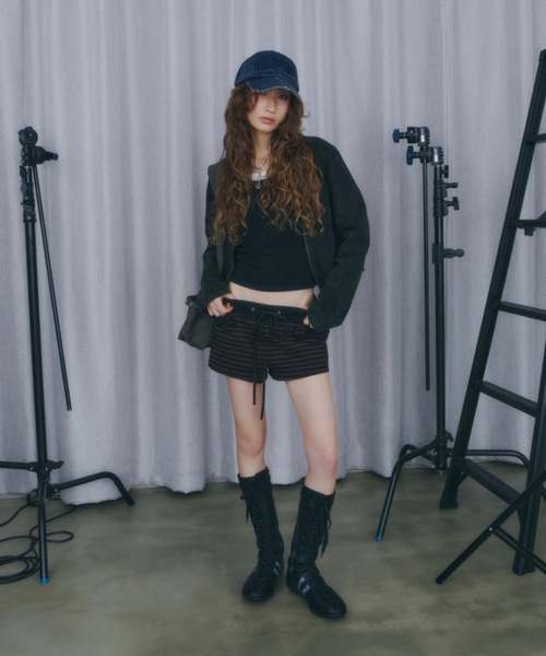 DTYYPE（ドタイプ）の「メタルフックアイレットバッグ（ショルダーバッグ・レディース・グリーン/ブラック/グレー・FREE）」の7枚目の写真